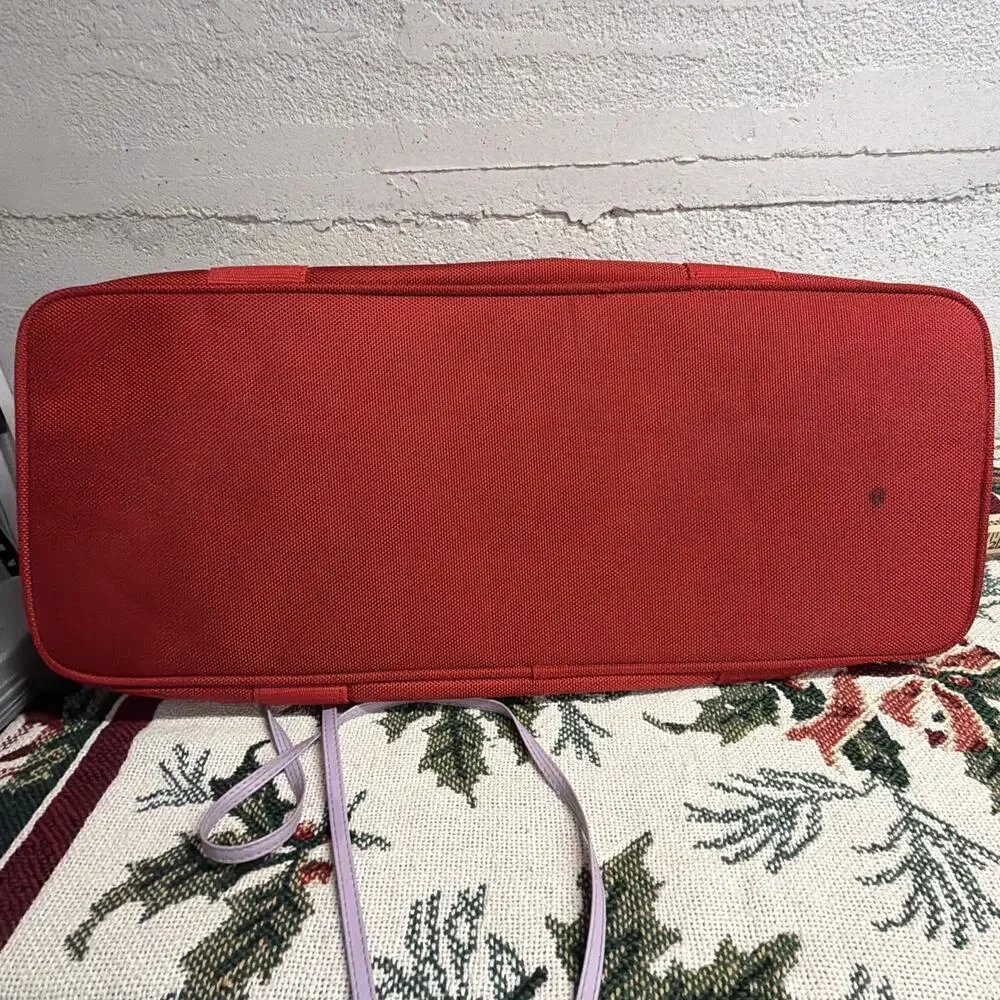 Vintage Polo Sport Ralph Lauren Red Duffel Gym Travel Bag USA 1990s